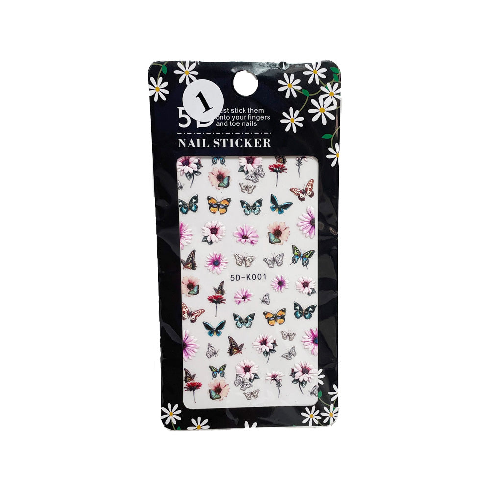 5-D Nail Sticker Collection