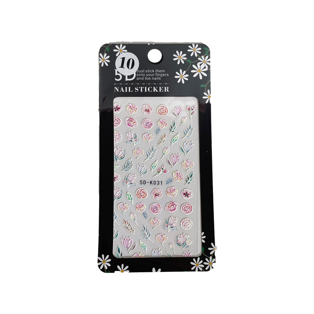 5-D Nail Sticker Collection