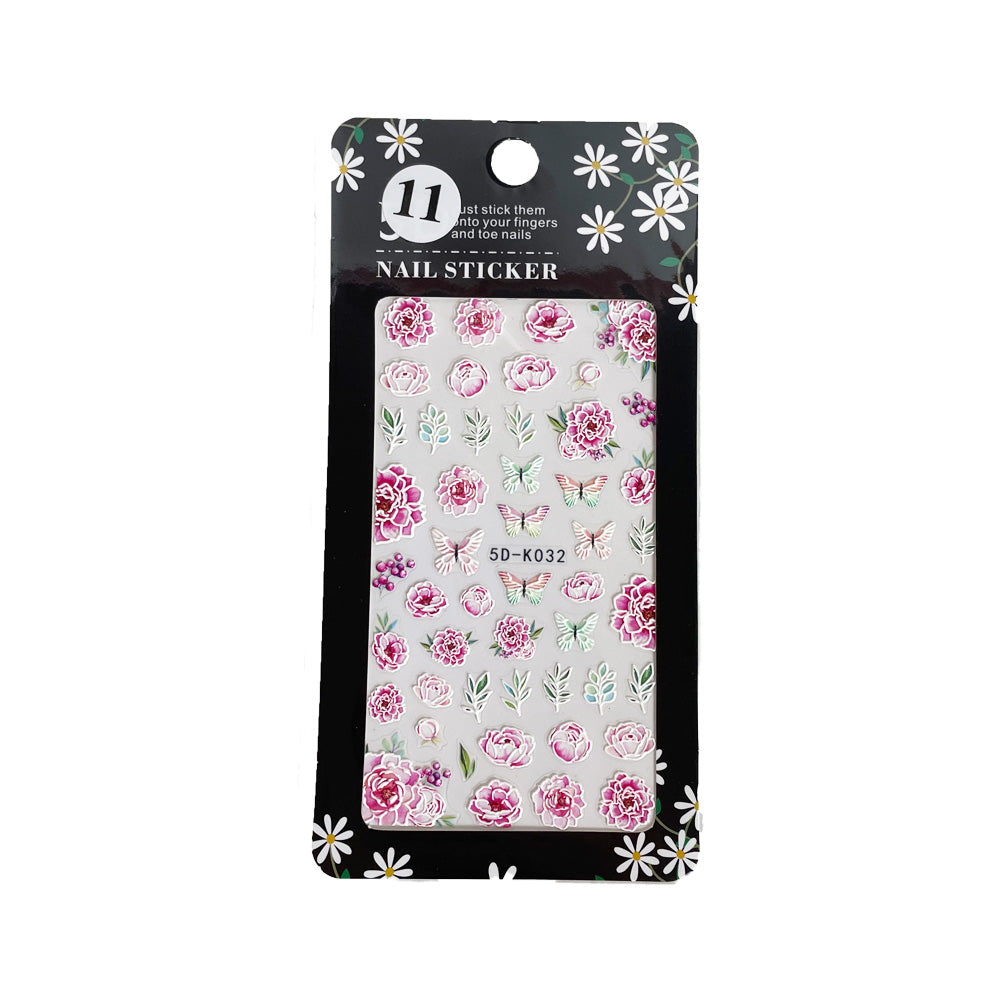 5-D Nail Sticker Collection