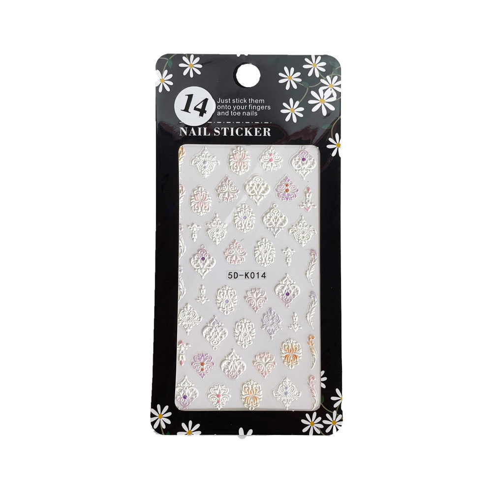 5-D Nail Sticker Collection