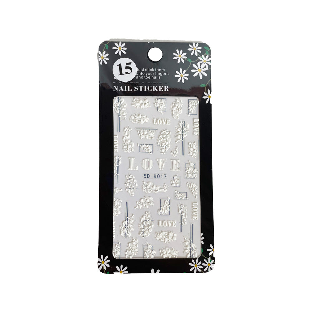 5-D Nail Sticker Collection