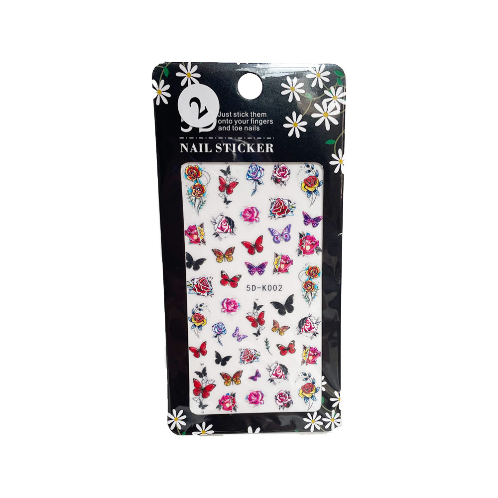 5-D Nail Sticker Collection