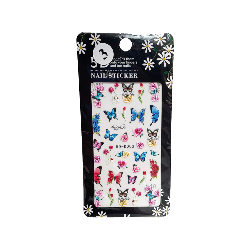5-D Nail Sticker Collection