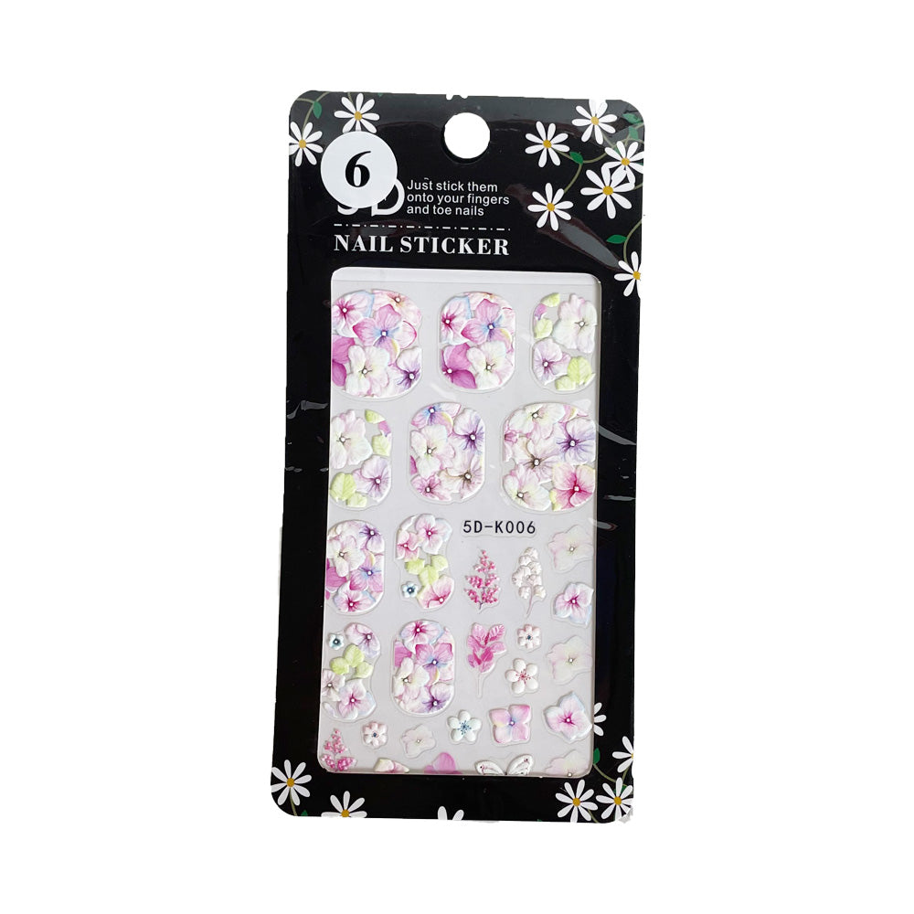 5-D Nail Sticker Collection