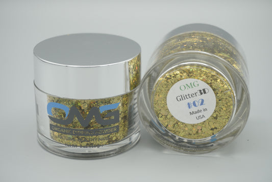 OMG 3D Glitter Dipping Powder - #002
