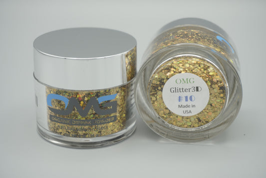 OMG 3D Glitter Dipping Powder - #010