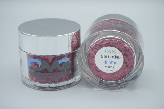 OMG 3D Glitter Dipping Powder - #025
