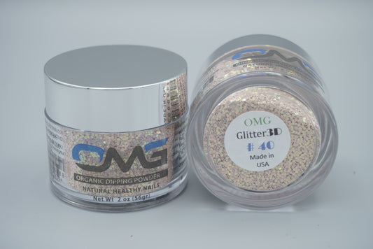 OMG 3D Glitter Dipping Powder - #040