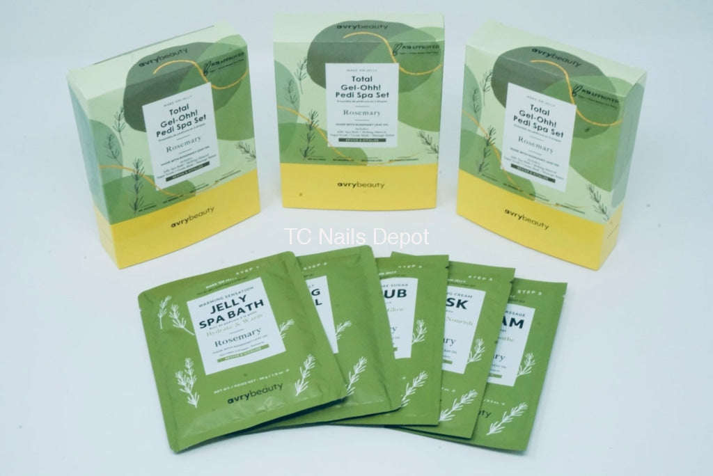AVRY Beauty- Total Gel-Ohh Pedi Spa Set 5 Steps
