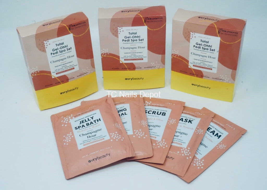 AVRY Beauty- Total Gel-Ohh Pedi Spa Set 5 Steps